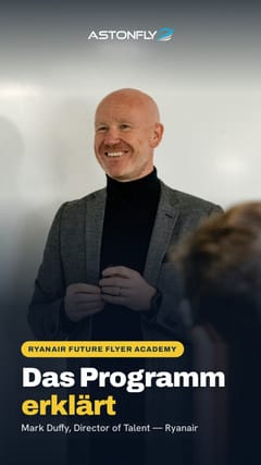 Mark Duffy, Director Talent bei Ryanair — Video Ryanair Future Flyer Academy