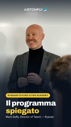 Mark Duffy, Director Talent di Ryanair — video Ryanair Future Flyer Academy