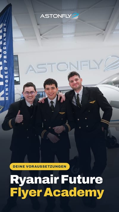 Video – die Voraussetzungen des Programms Ryanair Future Flyer Academy