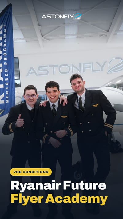 Vidéo — les conditions du programme Ryanair Future Flyer Academy