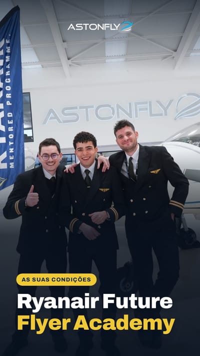 Vídeo — os requisitos do programa Ryanair Future Flyer Academy