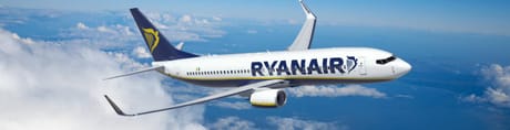 Un Boeing 737 aux couleurs de Ryanair sur le tarmac