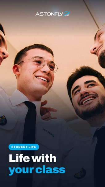 Astonfly student pilots together as a class
