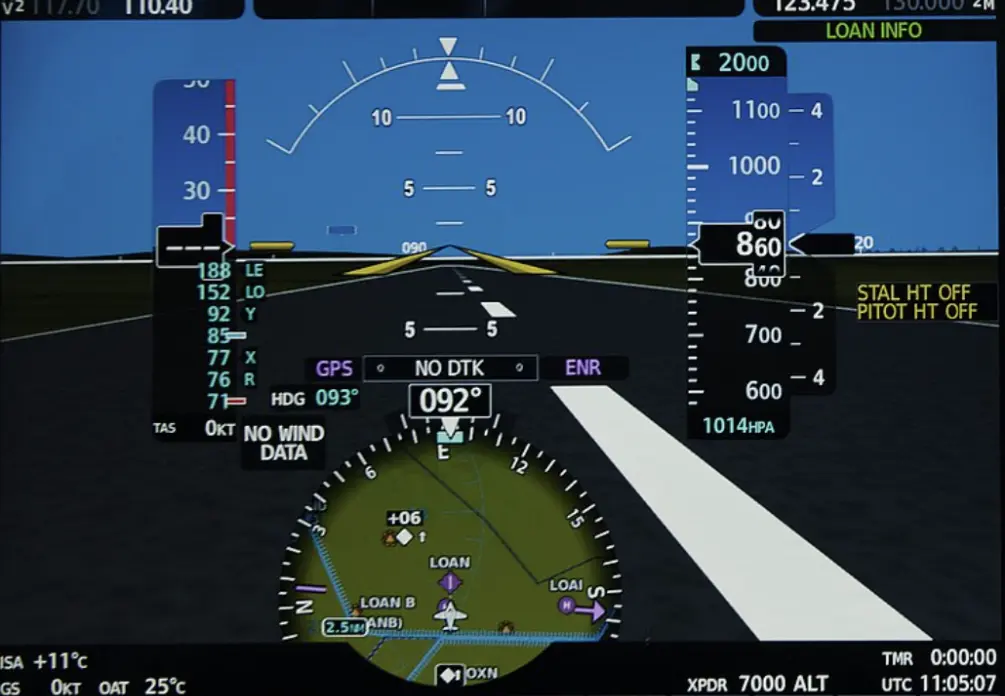 Diamond DA42 G1000 - Boardscreen 2