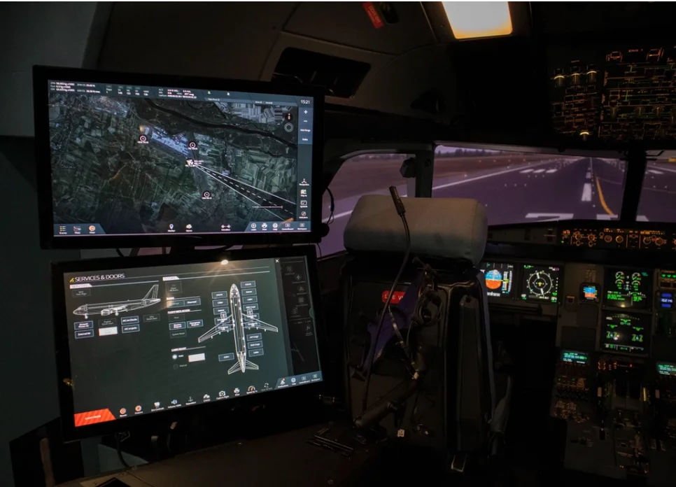 Boeing 737 MAX simulator - Intérieur